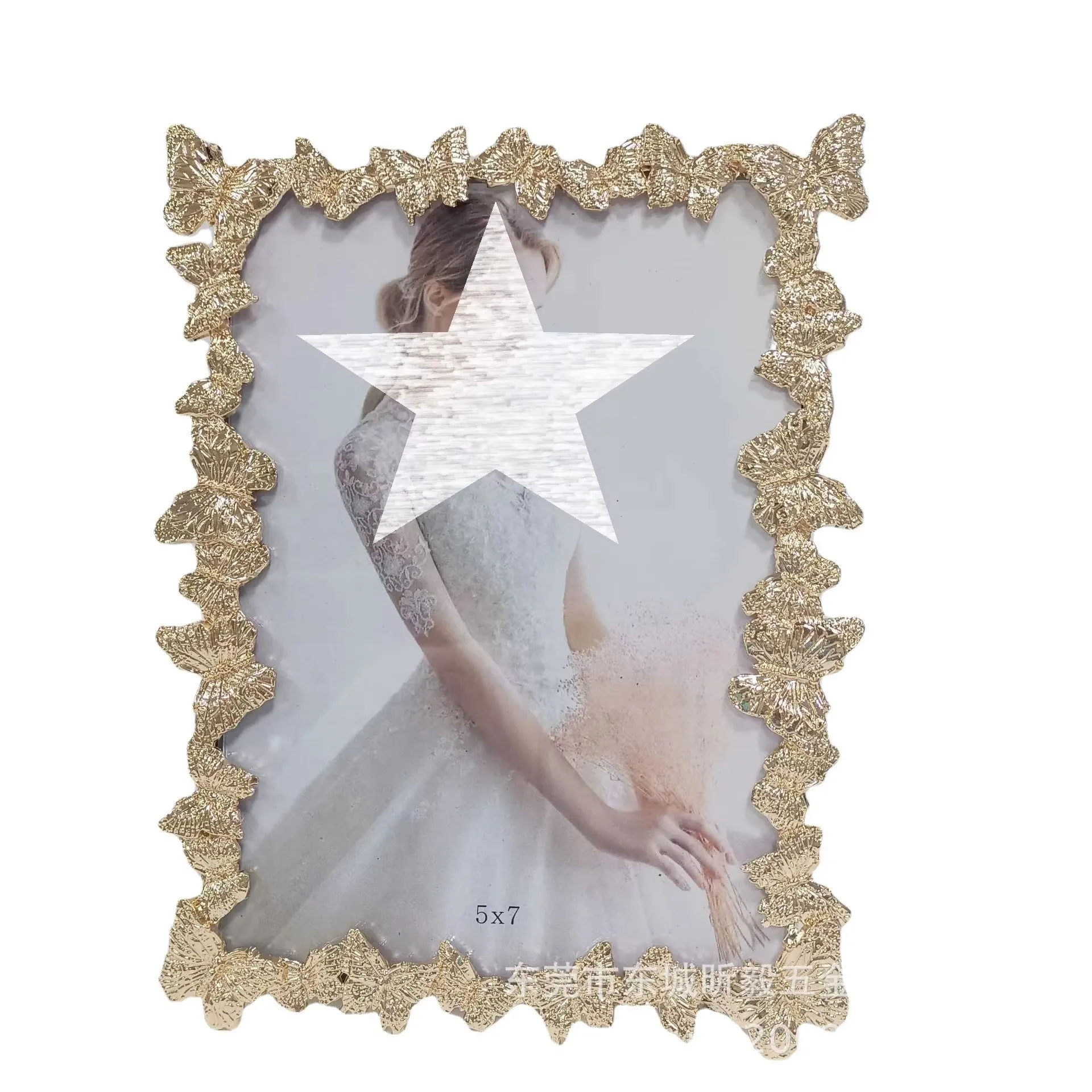 

Butterfly Light Luxury Metal Photo Frame, American, European Style, High Grade, Creative, Wedding Decoration Frame