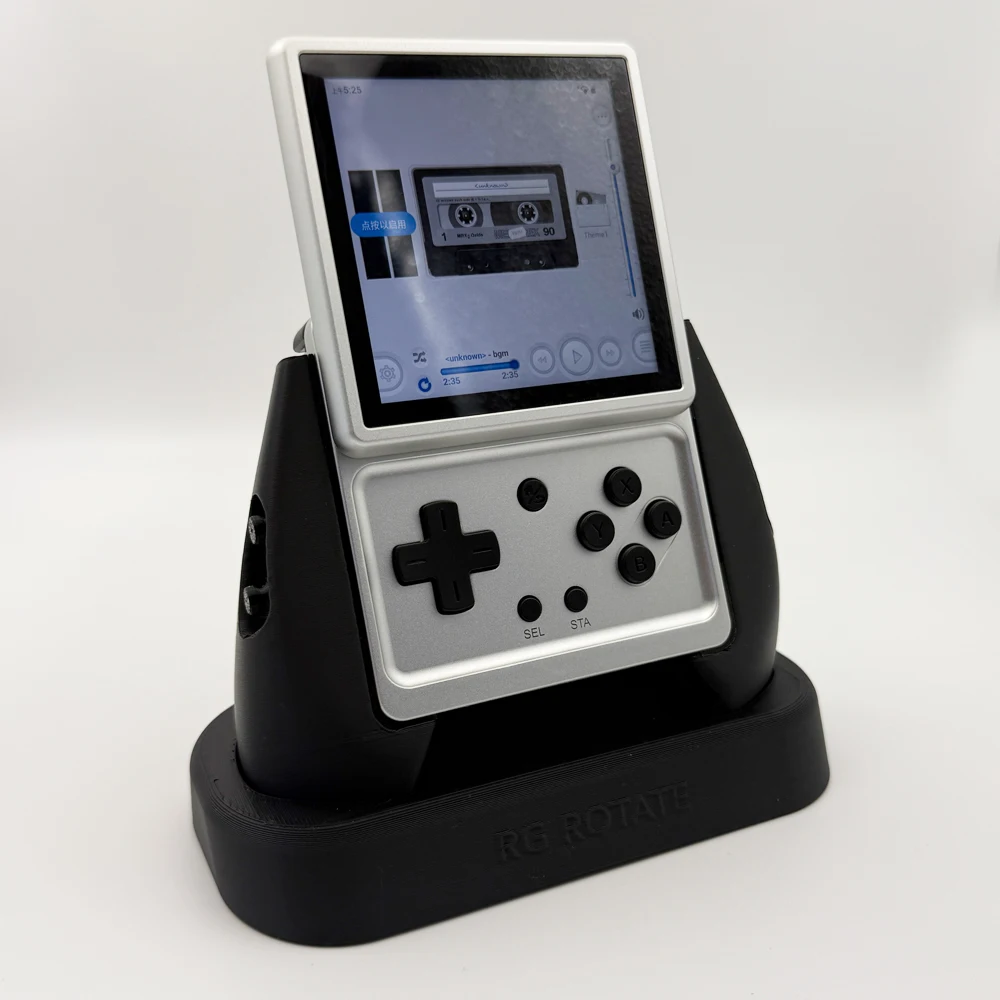 Comfortable Grip Handle And Display Stand For RG Rotate Handheld 3D Printed Game Console Accessories RGRotate Ergonomic Grip