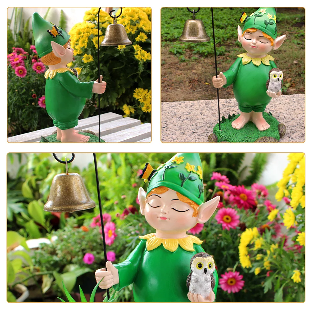 

Small Resin Owl Statue Garden Yard Decor Landscaping Ornament for Desktop Table Windowsill Shelf Cabinet Home Decoration