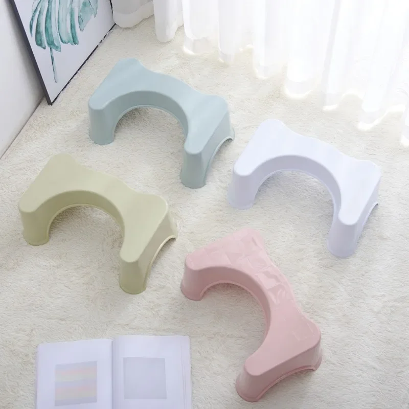 Bathroom Anti-slip Stool Squatty Potty Toilet Foot Furniture Pregnant Woman Children Seat Tools For Adult Old People Convenien