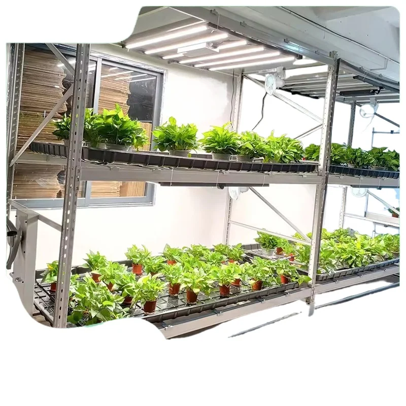 Vegetable planter Indoor soilless cultivation hydroponic vegetable equipment, multi-layer mobile track