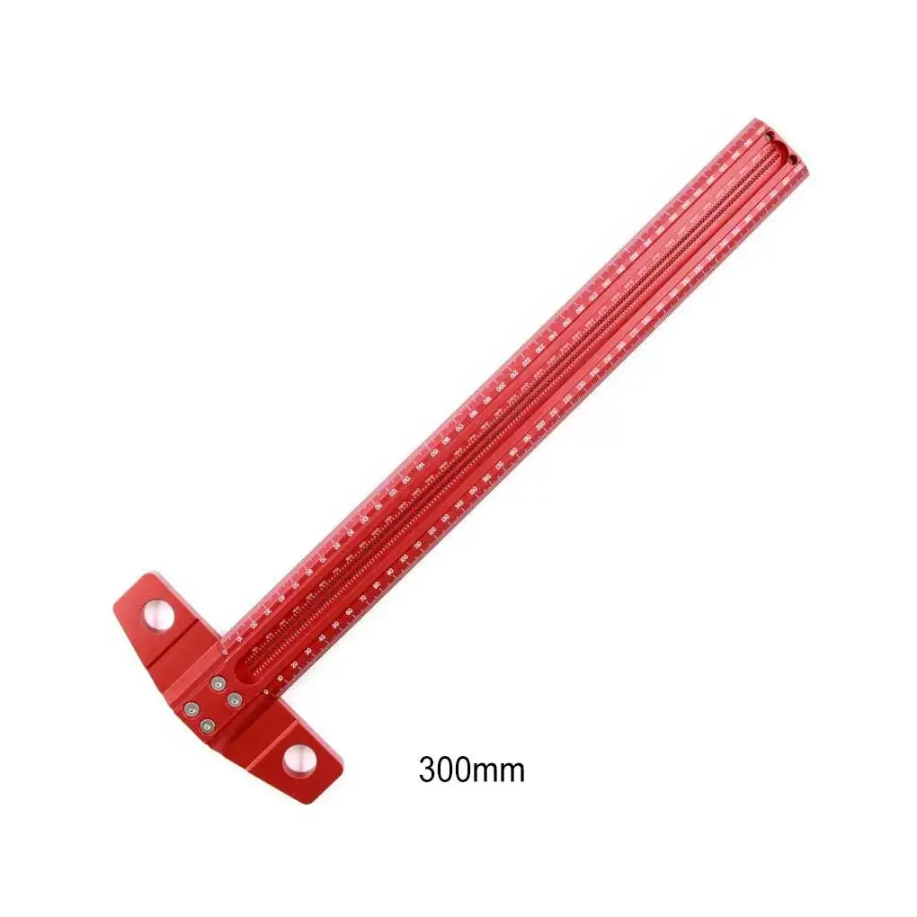 Line Ruler T-type Professional Gauge Woodworking Tool Carpenter 300MM