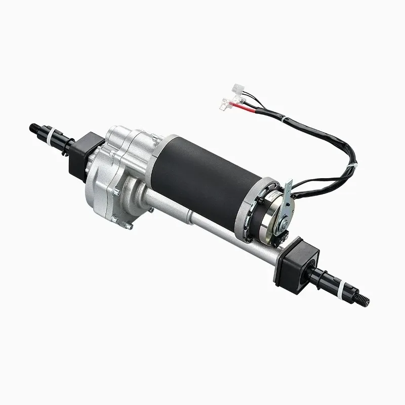 Q1-250W 24V Rear Axle Gear Motor for Mobility Scooter  Electric Elderly Scooter Drive Motor with Brake High Torque Quiet