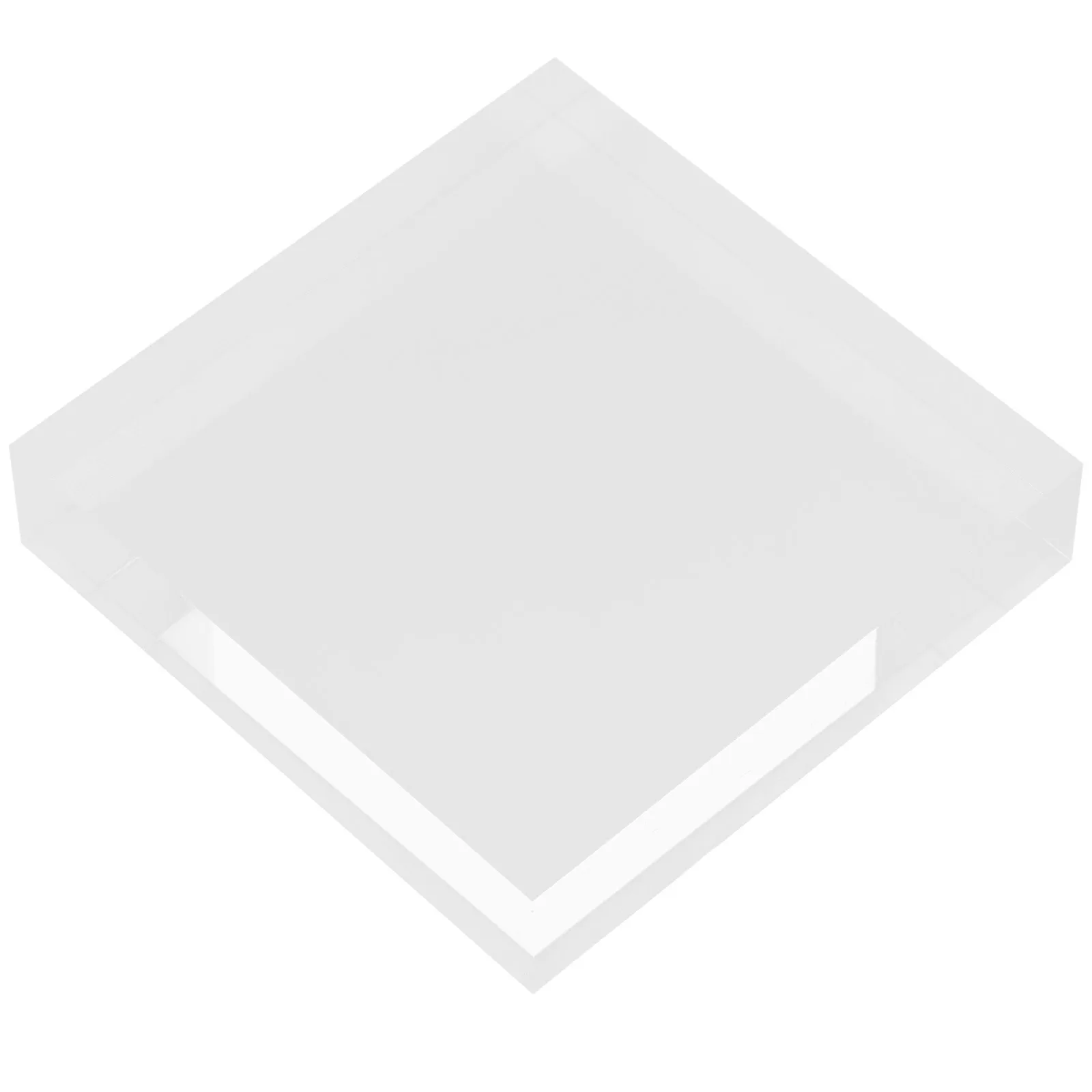 

Acrylic Jewelry Display Base Square Stand Premium Material Exquisite Workmanship Crystal Holder for Home Party