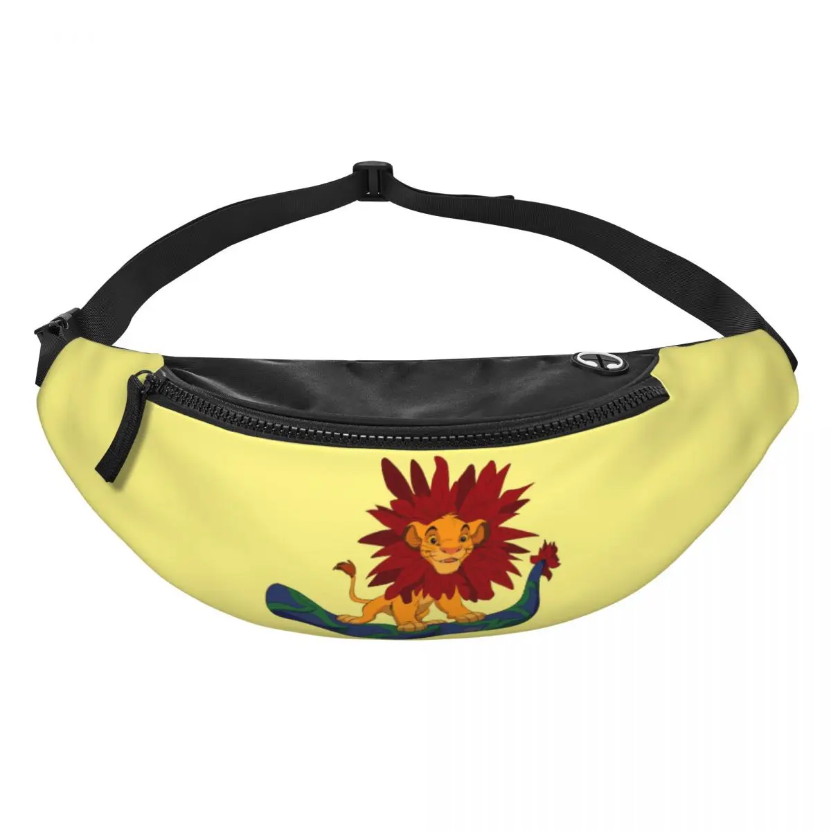 

Поясная сумка Custom The Lion Cartoon K-Kings для мужчин и женщин, стильная сумка через плечо, поясная сумка для путешествий, походов, для телефона и денег