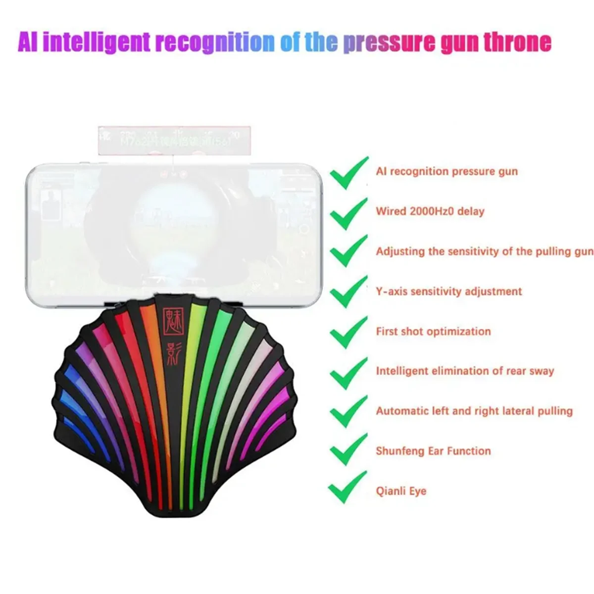 A9oP- M4 Mobile Game Transformation Throne Keymouse Converter Gamepad Controller Automatic Recognition Phantom 2000HZ