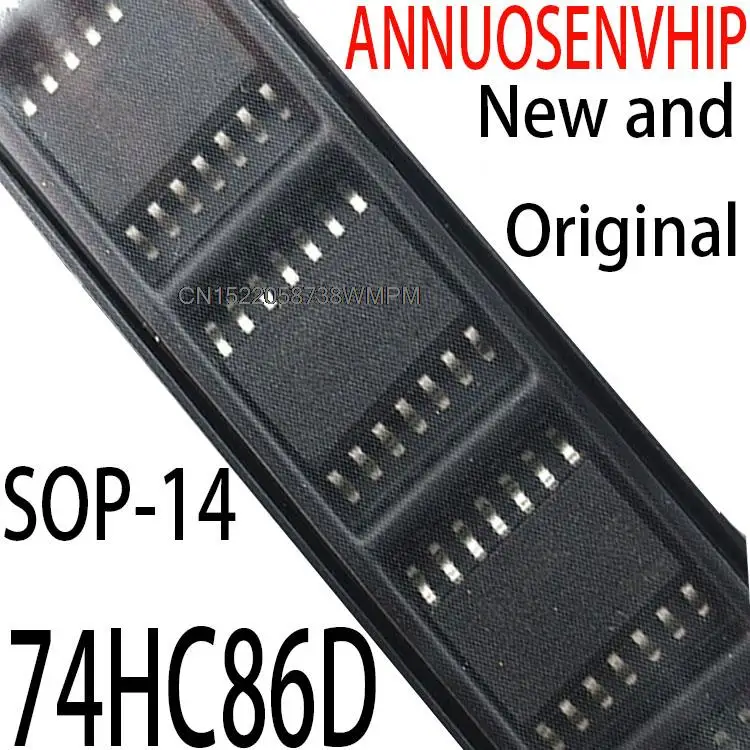 10PCS New and Original  SOP-14 74HC86 SOP SN74HC86DR SN74HC86 SMD 74HC86D