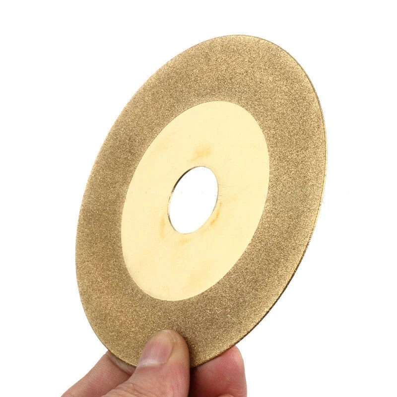 1Pc 100Mm Tráng Kim Cương Đá Mài Cưa Cắt Hình Tròn Đĩa Quay Mài Mòn Dụng Cụ Cá Chép Trông Trăng Đá Máy Mài Góc