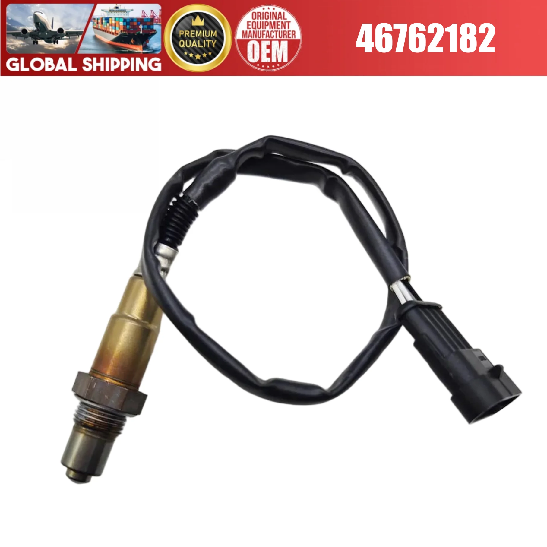 46762182 front Oxygen Sensor Fits for ALFA ROMEO 147 156 166 GT FIAT Panda Doblo LANCIA Lybra Cargo 95-12