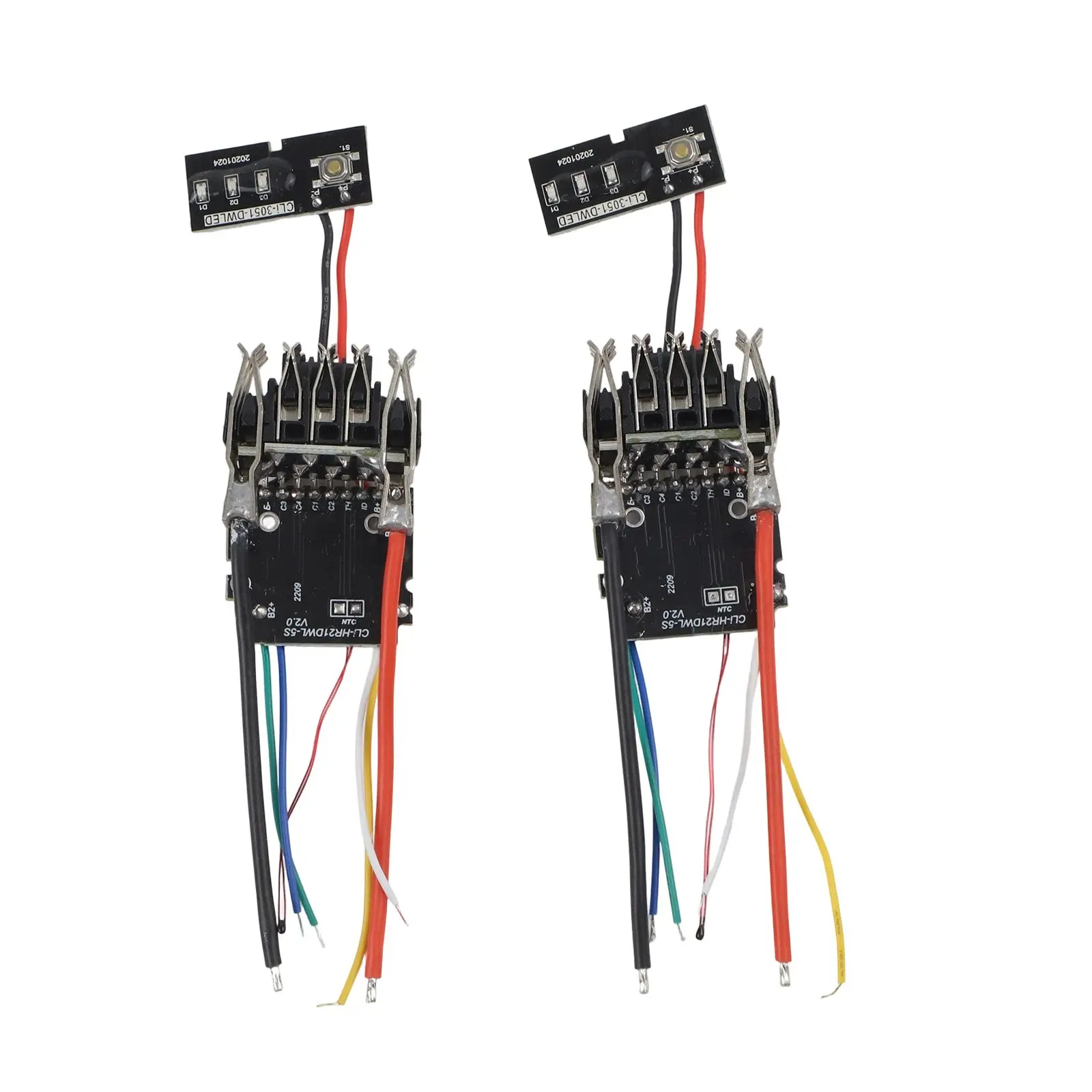 20V Battery Protection Boards 2 Pack DCB200 with PCB Charging Module for Battery Assembly and Overcharge Prevention