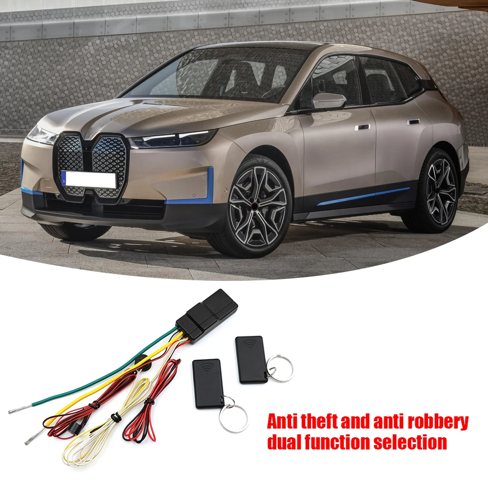 2.4GHz RFID Wireless Car Immobilizer Auto On Off Intelligent Anti Hijacking Circuit Cut 12V RFID Immobilizer Car Lock