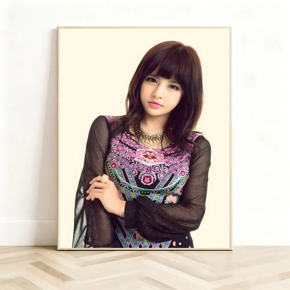 Gentle Celebrity J-Jeon Bo Ram Poster Classic Self-Adhesive PP Wall Sticker for Living Room Bar Decor Gift