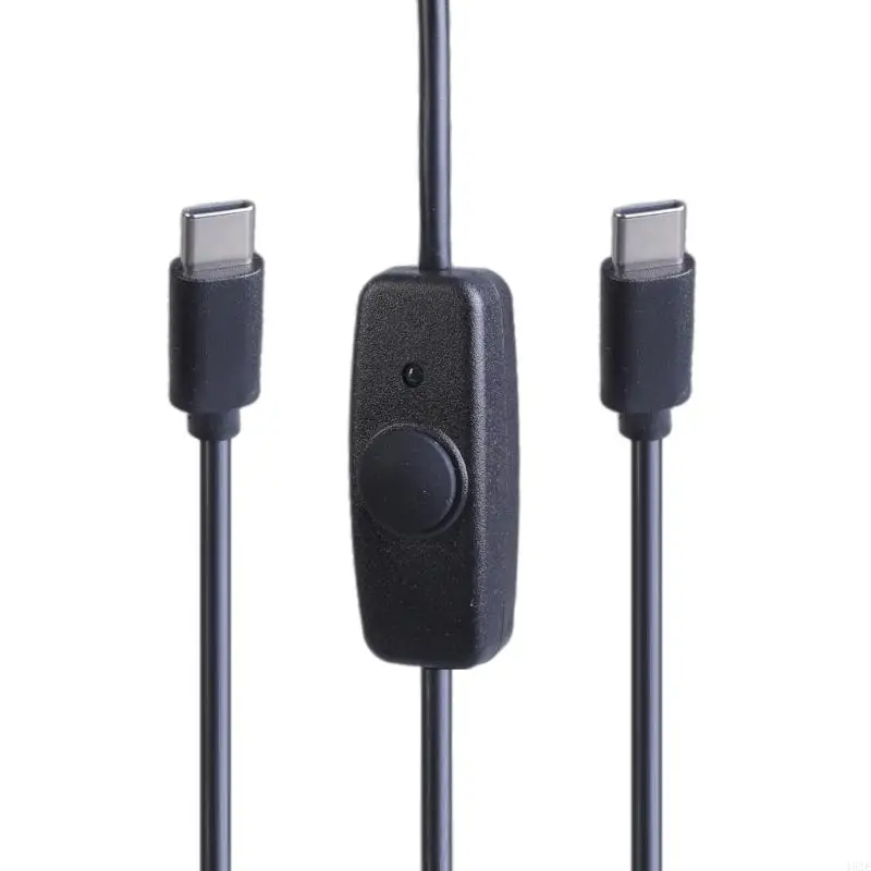462E Switching Control Charging Cord Type C Power Cable 20W Power Supply Wire for Desk Lamp Fan Various Type C Devices