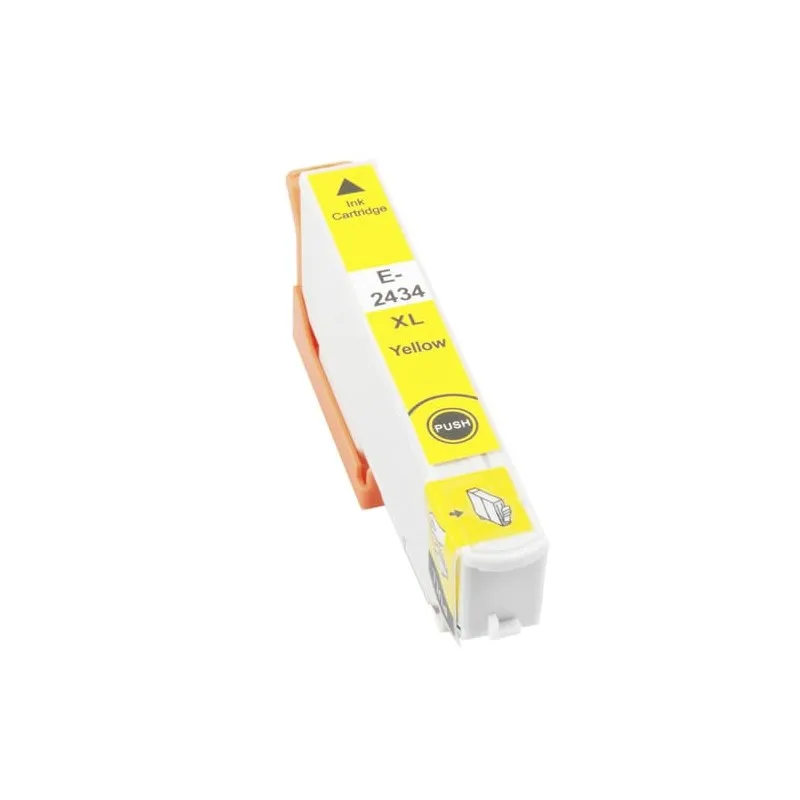 EPSON yellow alternative ink cartridge E2434 - E2424, replaces C13T24344010 no 24XL/c13t244010 No 24 XET2434C imprimirbien.com