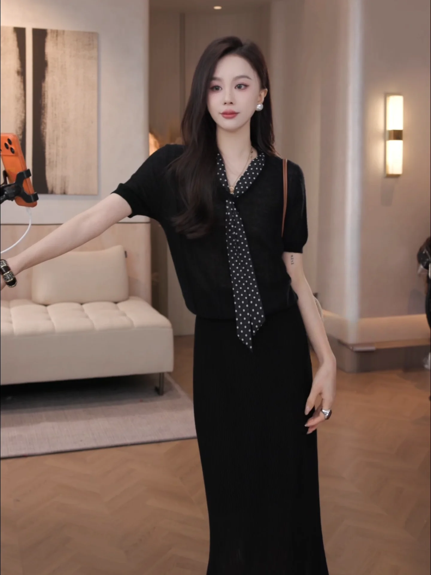 

Юбка-русалка Iris: облегающая, с эффектом похудения, из 100% шелка, весенне-летняя, модная, женская, для повседневной носки, в художественном стиле, плиссированная