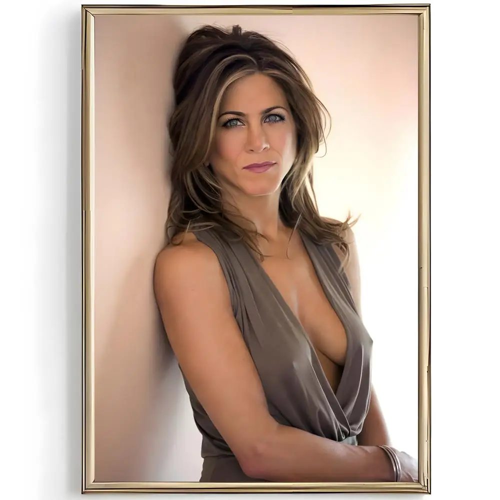 Actress Celebrity J-Jennifer Aniston Poster Unique Home Decoration Ideas & Stylish Interior Art
