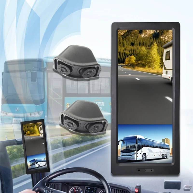 

HD 12.3 Inch 1080P Rearview Mirror with Side Camera System Electronics IPS Screen for Heavy Duty Truck Bus Car Bus Monitor