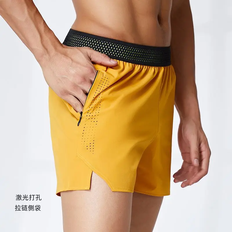 Sports Shorts Men's Summer Thin Running Marathon Shorts Quick-Drying Basketball Training Fitness Short Pants