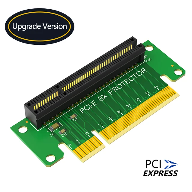 PCI-Express 8X karta rozszerzająca 90-stopniowy lewy-karta Adapter kątowy 1U serwer komputerowy PCIe Adapter gniazda wysoka precyzja