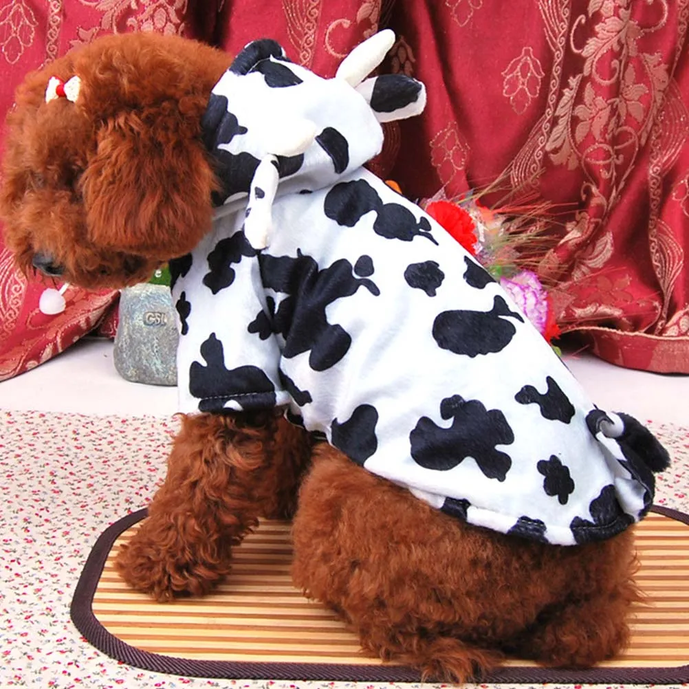 

Cow Modeling Pet Clothing Lightweight Breathable Dog Outfit Decorative Costume Lovely Pet Apparel for Small Pets
