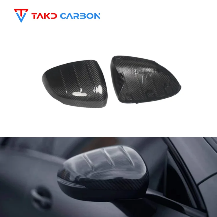 

Dry Carbon Fiber Auto Parts Car Side Mirrors Covers Carbon Fiber Rear View Mirror Covers Replace for Mercedes Benz A35 A45