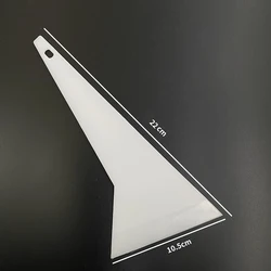 Corner Squeegee Plug White For Car Sticker 3D Carbon Fiber Installation Vinyl Film Wrapping Scraper Window Tools A99