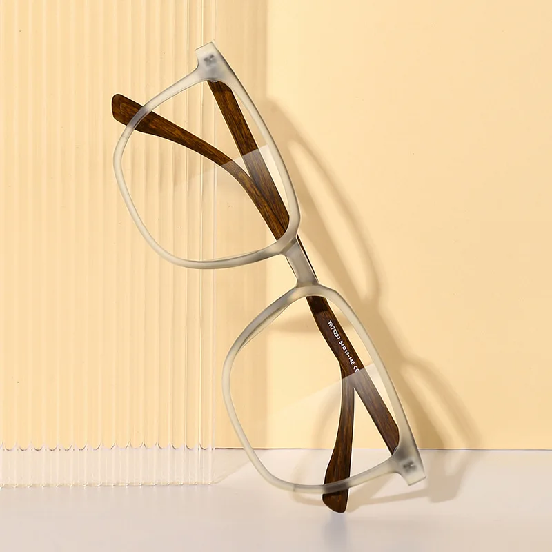 HDCRAFTER White Eyeglasses Glasses Frame TR90 Men Anti Blue Light Glasses Prescription Optical Myopia Spectacles Frames Women