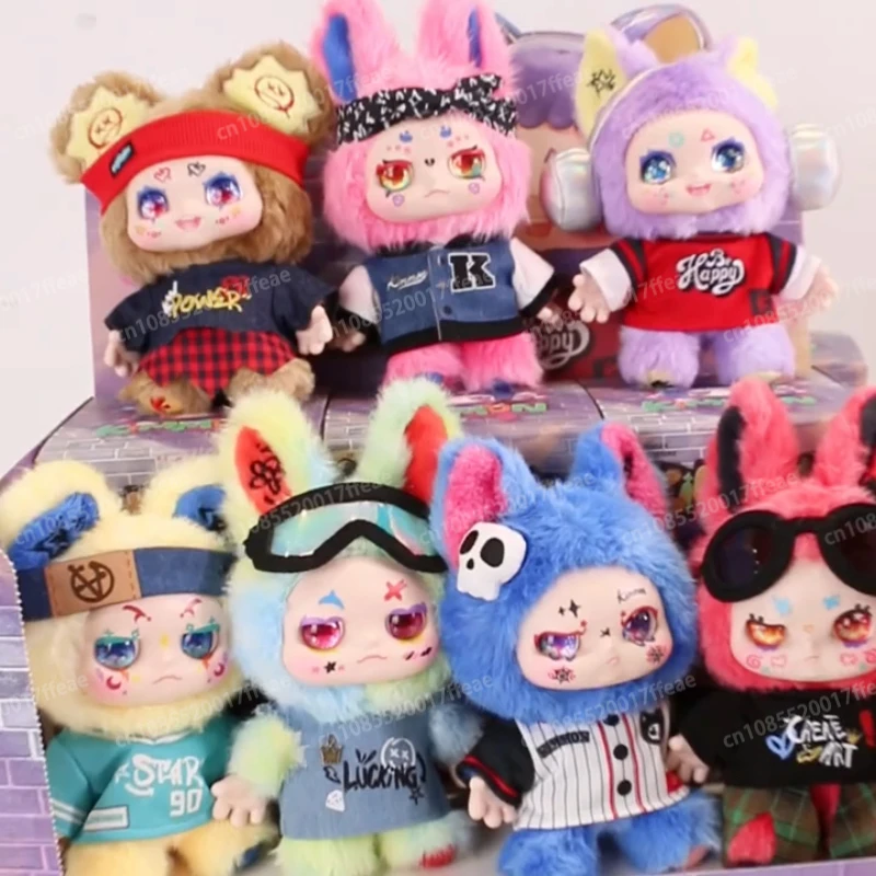 

Cute KIMMON Blind Box Street Rock Series Blind BoxToys Surprise Mystery Box Anime Figures Doll Room Office Cartoon Decor Girl