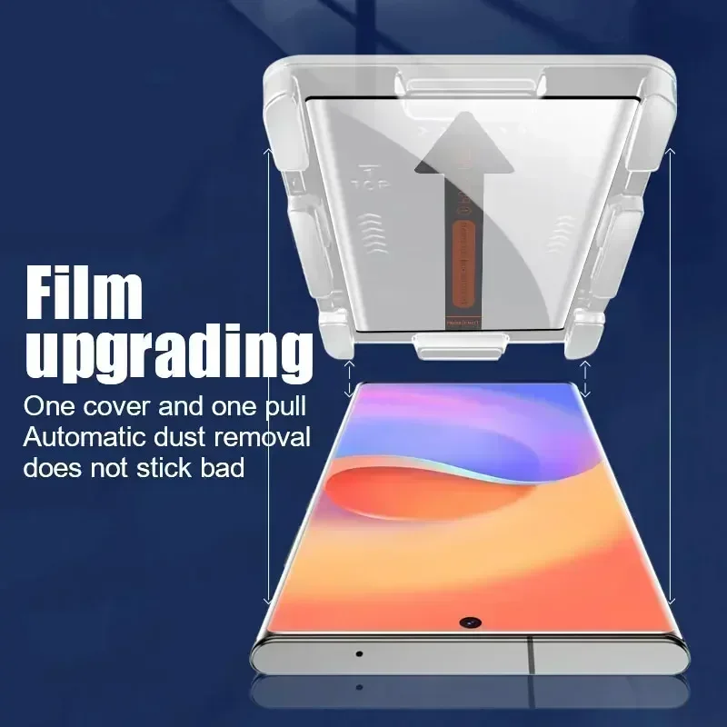 

3Pcs Dust Free Installation Cabin Screen Protector for Vivo X100 Ultra X100s X200 X80 X90 Pro Tempered Glass Protective Film