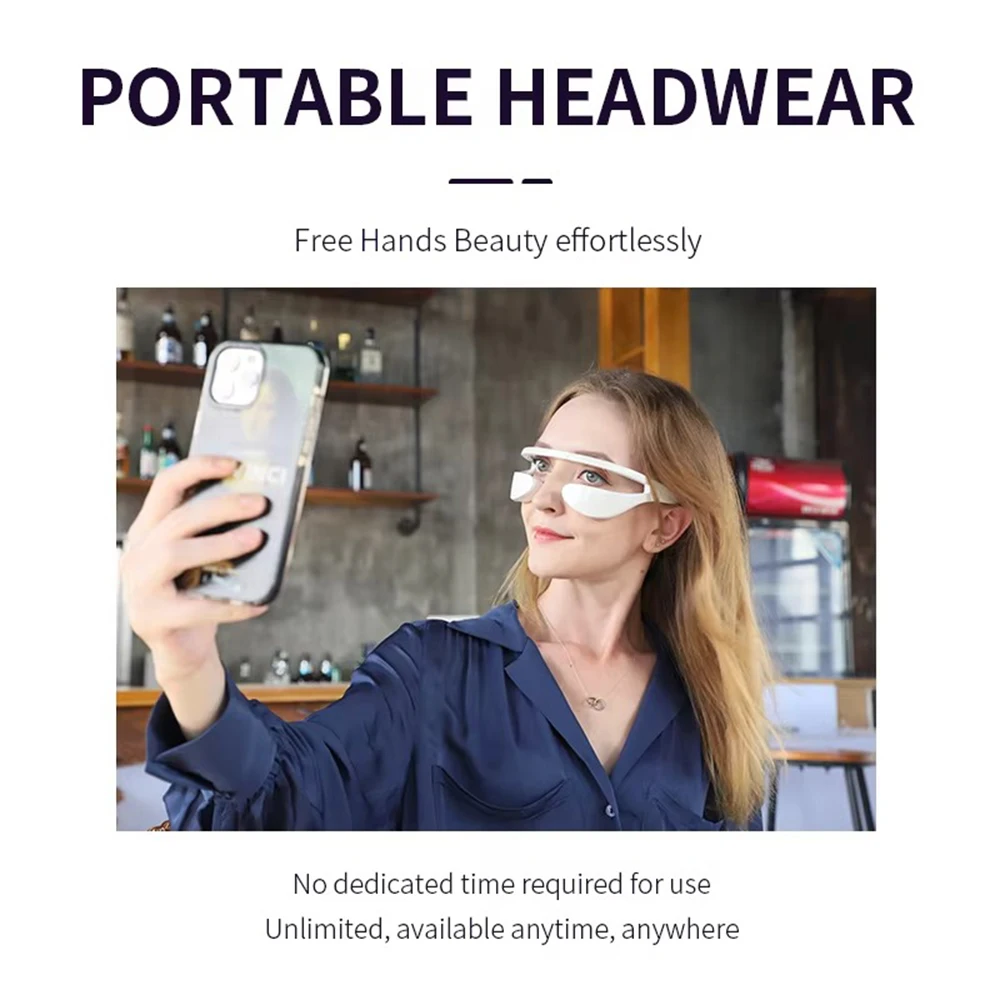 جهاز تدليك عين ساخن جديد لعام 2026 للهالات السوداء وتقليل الانتفاخ علاج الاهتزاز EMS لتخفيف إجهاد العين والتعب #3