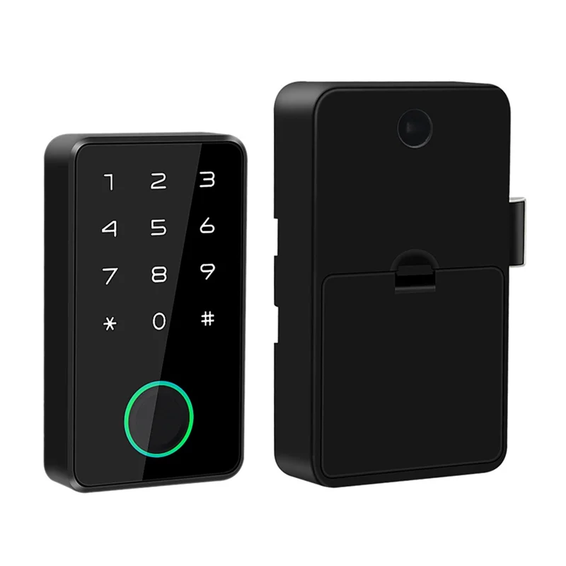 ABZW Sensor Induction Smart Electronic Cabinet Lock Via Tuya App For Hole-Free For FURNITURE Sauna Cupboard Locker