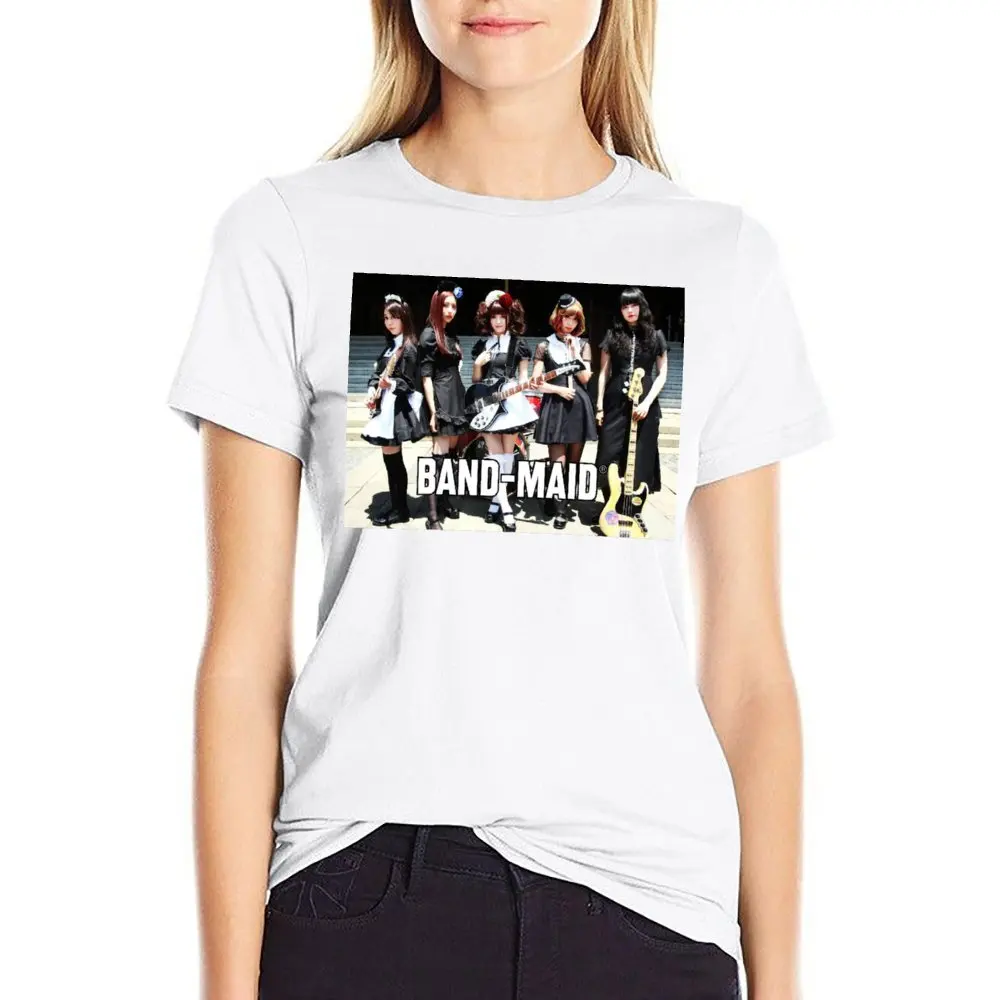 Prepare Band Maid Show Top Tee Creative T-shirt Round Neck  Move  Funny Novelty Fitness