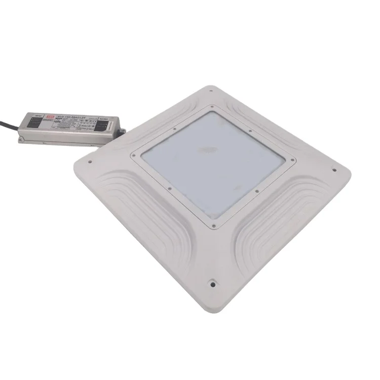 Aluminum housing led canopy light 80w ceiling mounted explosion-proof gas station light