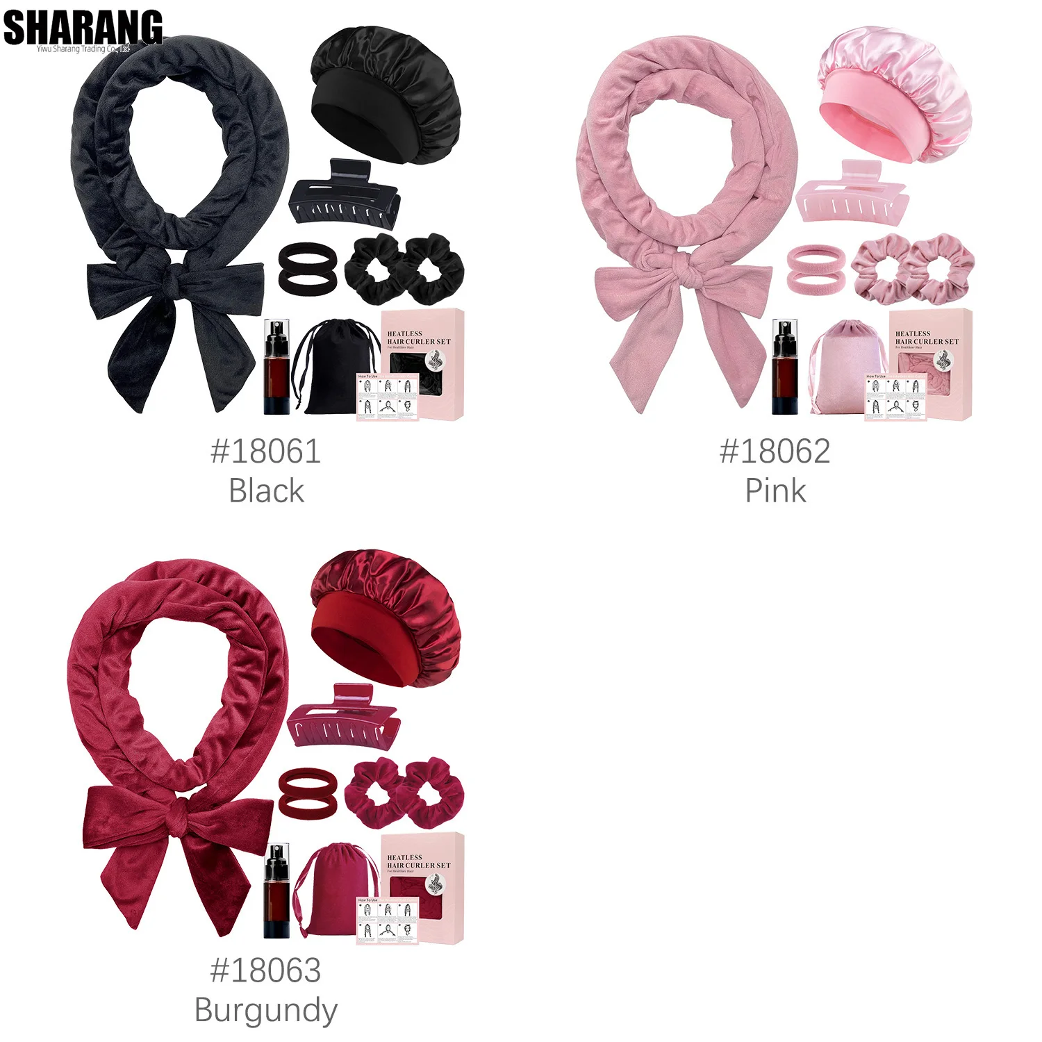 Satin Heatless Curls Lockenwickler über Nacht zum Einschlafen Lockenwickler Lockenwickler Keine Hitze Haarwickel für Locken Stirnband, 70" Satin Heat – Detail 1