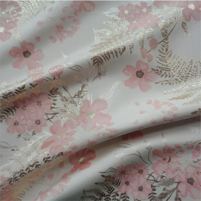 

New jacquard brocade with floral and flower patterns Chinese-style fabric cheongsam
