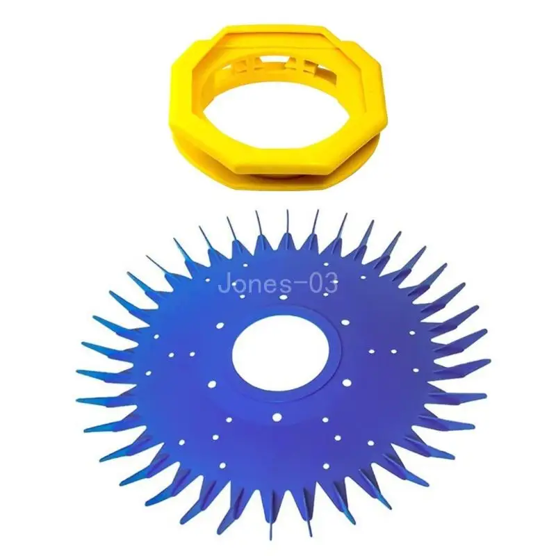 

Q6PE Pool Cleaner Finned Seal Disc Skirt Foot Pad Part for Zodiac W70327 W83275 W72880 Pool Cleaner Seal Accessories