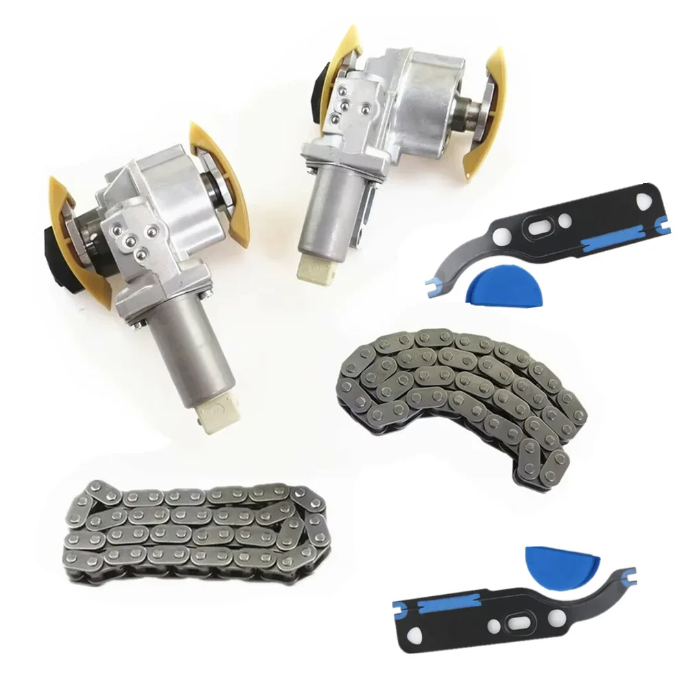 2-zestaw uszczelek i łańcucha rozrządu 4.2 V8 do VW Phaeton Touareg Audi A6 C5 A8 D3 S6 RS6 S8 077109087 C 077109087 P