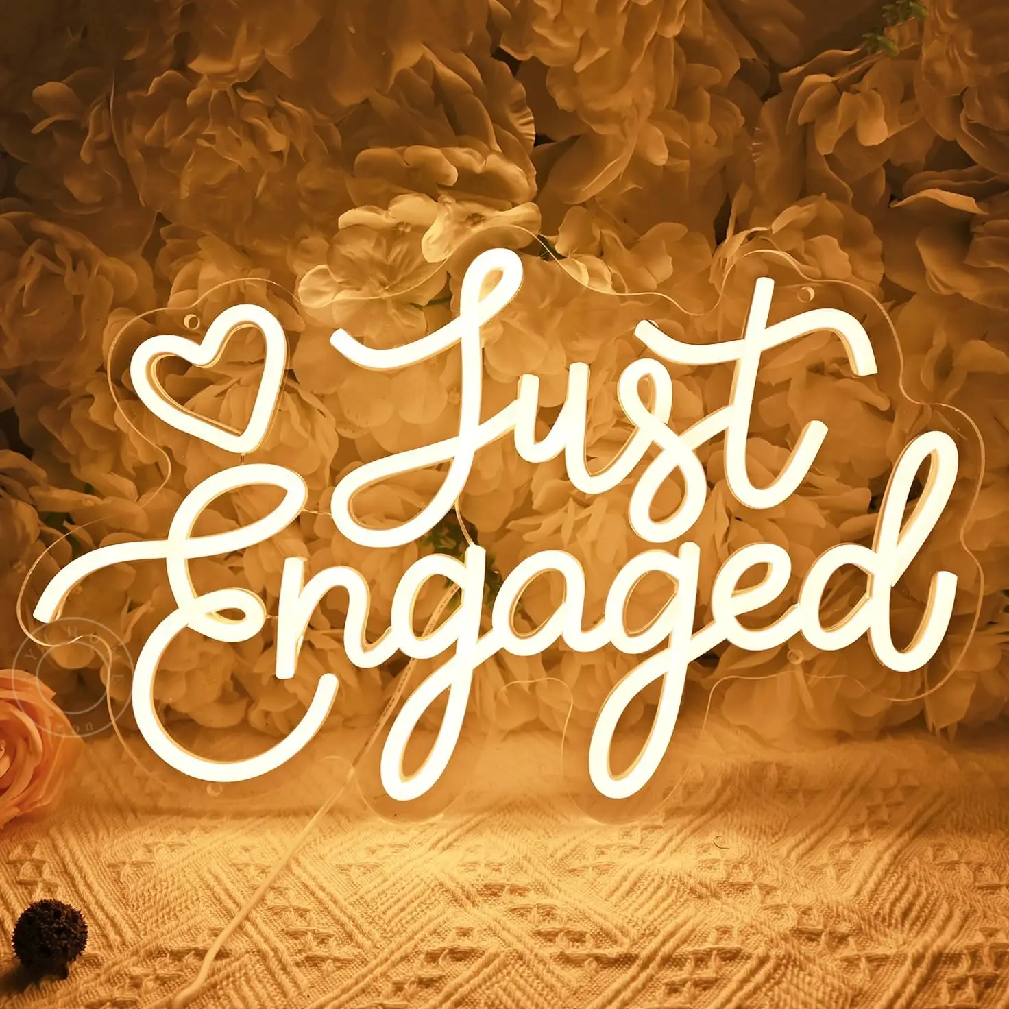 just-engaged-led-ネオンサイン-ハート-ネオンライト-結婚式-プロポーズ-結婚パーティー-ブライダルシャワー-婚約-背景-壁装飾-usb