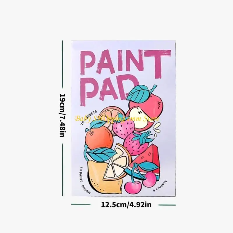 หนังสือภาพวาดสีน้ำ 23GD ชุดสมุดระบายสีสีน้ำสีน้ำ