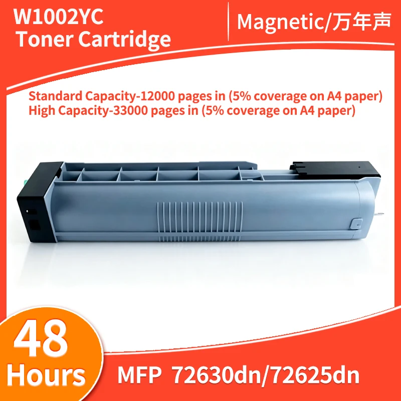 1PCS W1002YC Toner cartridge Compatible HP Laserjet MFP 72630dn 72625dn Copier Toner High Quality BK 33000 Pages High Capacity