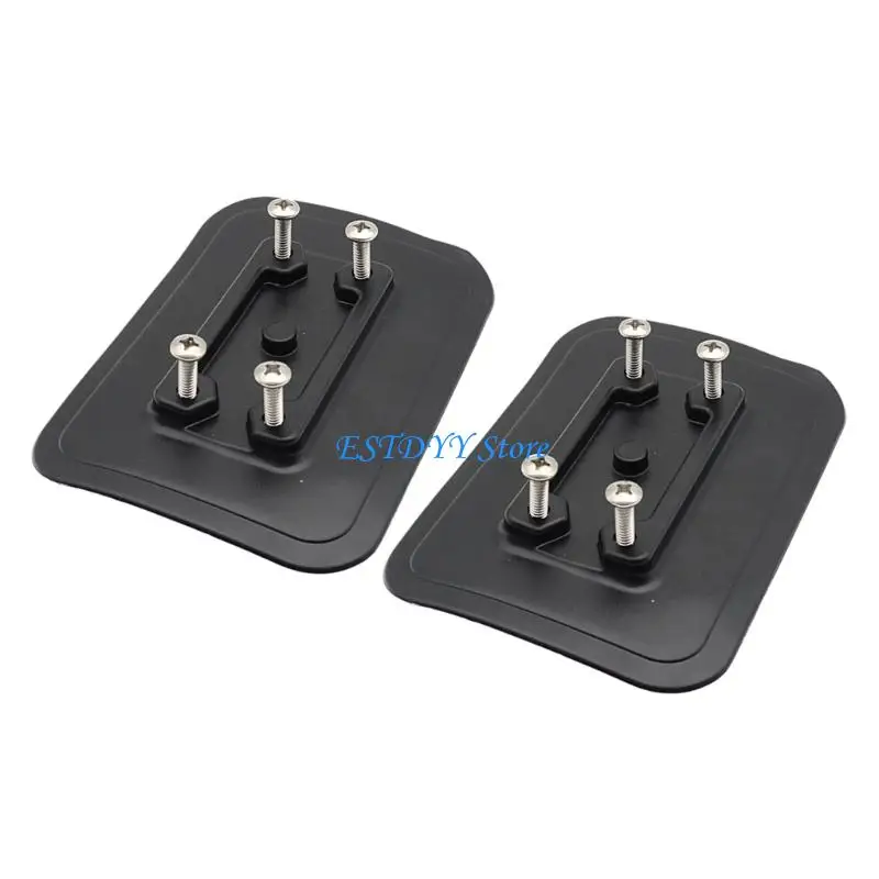 

G6DE 2Pcs Fishing Rod Holder Fixed Base Replacement Kayaking Inflatable Boats Rod Holder for Outdoor Sports Surfing Canoes