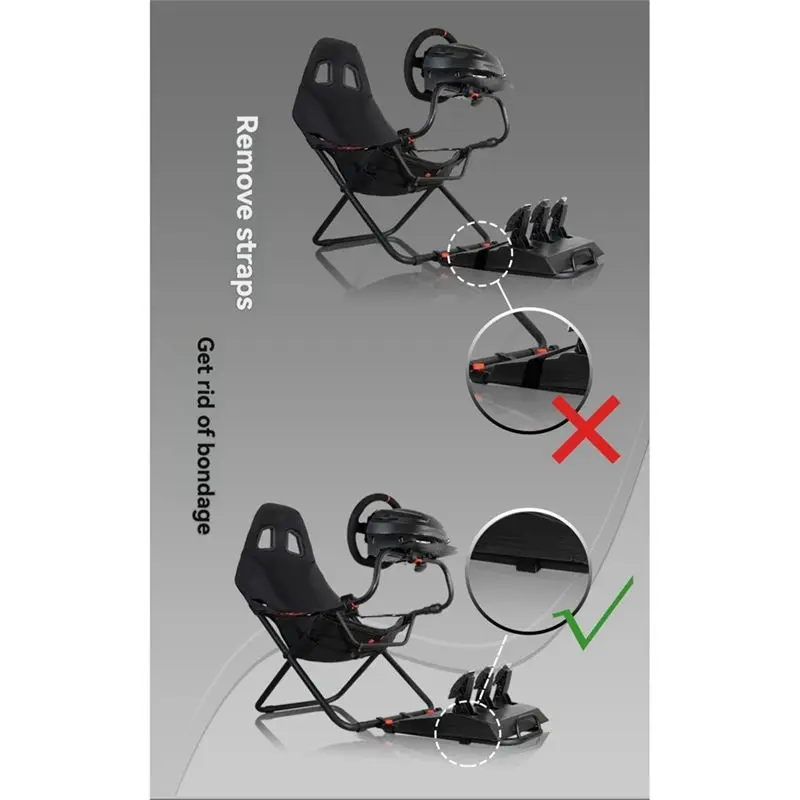 SWXF Pedal Fixing Kit for Seat for Pedal T3PA/T2PA Simulated Racing Pedal Fixation Kit