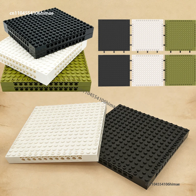 Wholesale Pixel Art Building Block Bottom Plate 65803 Brick 16X16 Baseplate Part Compatible 98138 Pixel Small Particles Toy Gift