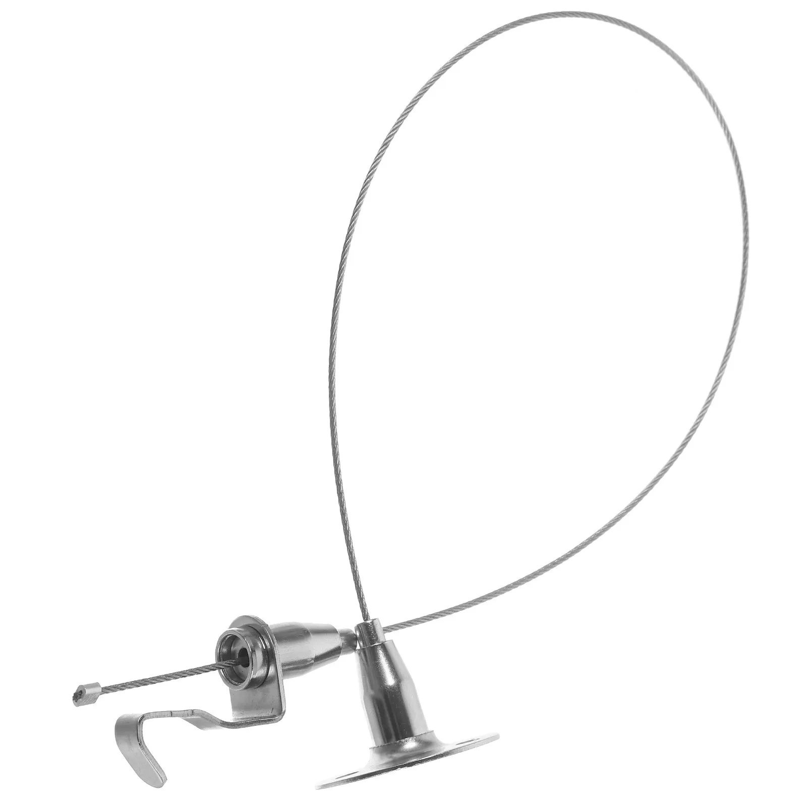 Corda de fio de aço inoxidável comprimento ajustável corda de suspensão para molduras galeria exposição resistente imagem pendurado fio