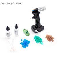 Electric Model Hand Puppet Airbrush Air Pump No-Clean Cordless External Refinishing Spray Gun Portable Painting Tools Set