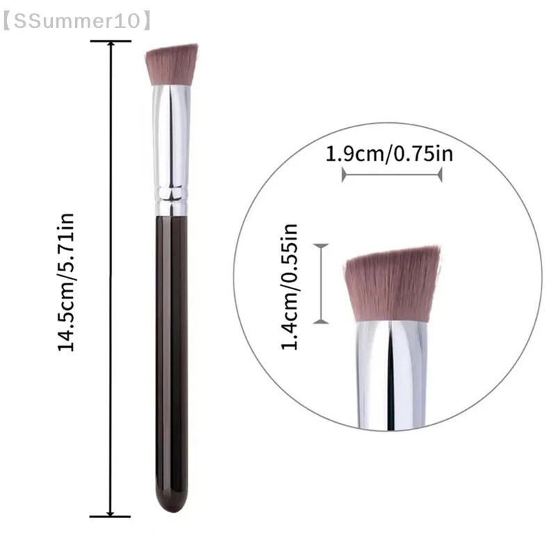 【SSummer10】1 Pcs Angled Triangle Synthetic Highlighter Brush - Face Contour Foundation Concealer Makeup Tool【SS】 view 6