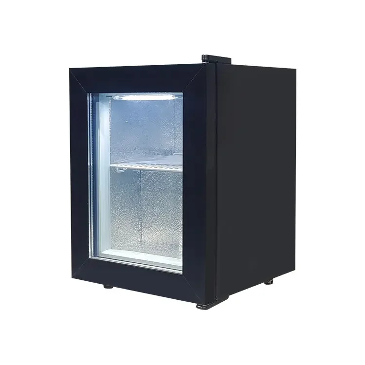 50L 70L 90L ثلاجة أكبر مبرد النبيذ فندق باب واحد ثلاجة صغيرة مع مقصورة الفريزر شريط صغير