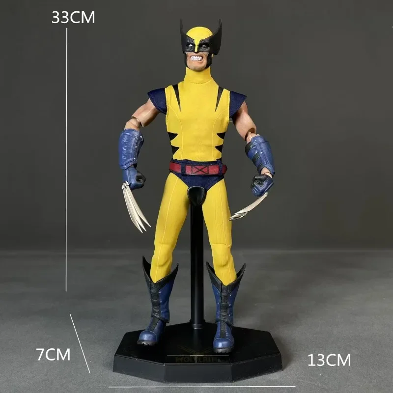 Original anime estatueta marvel x-men wolverine figuras de ação modelo brinquedos coleção ornamento de mesa crianças presentes de natal