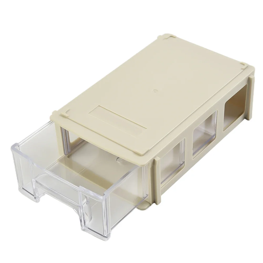 High Quality Translucent Drawer Stackable Plastic Hardware Parts Storage Box for Organizing Crafts and Sewing Supplies