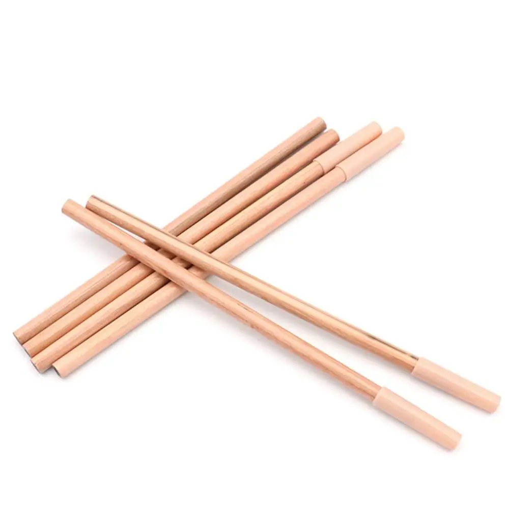 Stylo de tatouage Permanent en bois pour débutants, outil de maquillage, stylo marqueur de Microblading, crayon à sourcils dur, teinte des yeux